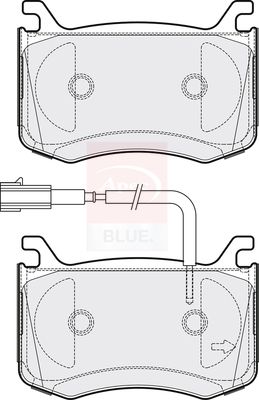 Apec Blue PD4311 Brake Pad Set, disc brake - 1