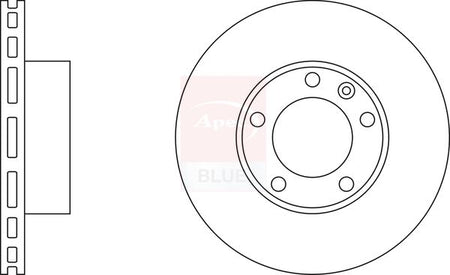Apec Blue SDK6000 Brake Disc - 1