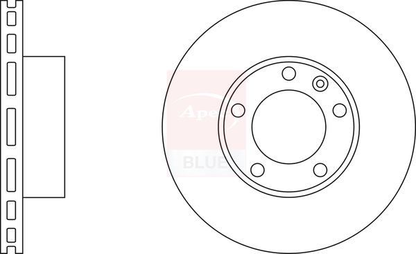 Apec Blue SDK6000 Brake Disc - 1