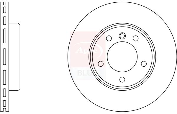 Apec Blue SDK6005 Brake Disc - 1