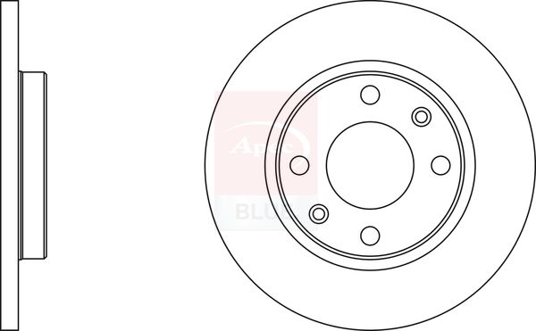 Apec Blue SDK6011 Brake Disc - 1
