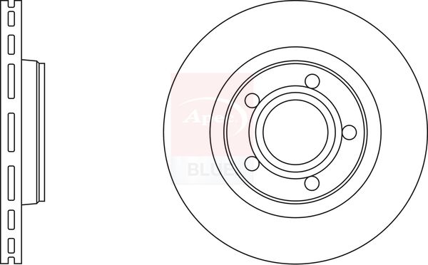 Apec Blue SDK6014 Brake Disc - 1