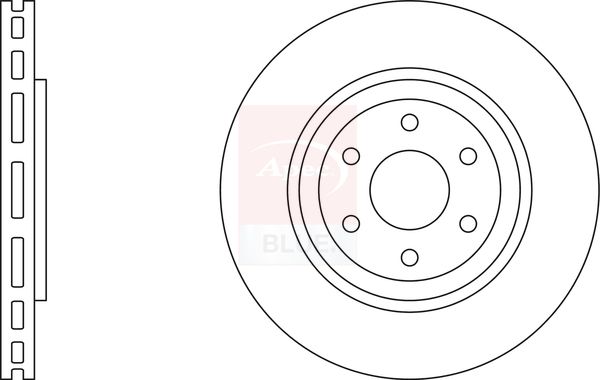 Apec Blue SDK6015 Brake Disc - 1