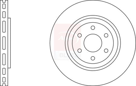 Apec Blue SDK6015 Brake Disc - 1
