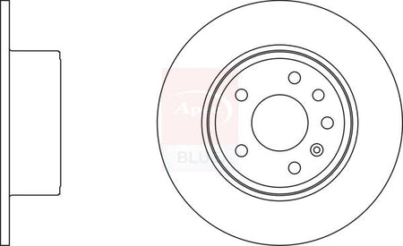 Apec Blue SDK6025 Brake Disc - 1