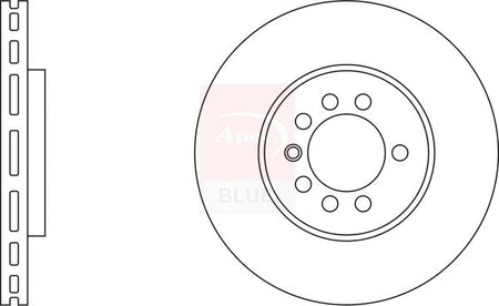 Apec Blue SDK6028 Brake Disc - 1
