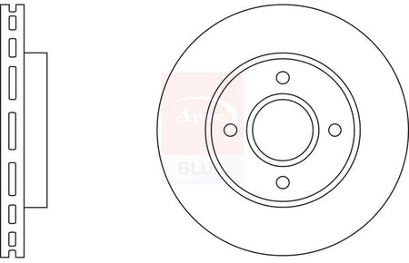 Apec Blue SDK6035 Brake Disc - 1