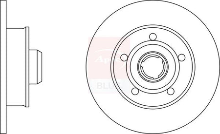 Apec Blue SDK6046 Brake Disc - 1
