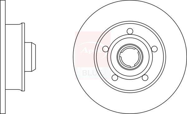 Apec Blue SDK6046 Brake Disc - 2