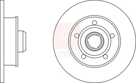 Apec Blue SDK6046 Brake Disc - 2