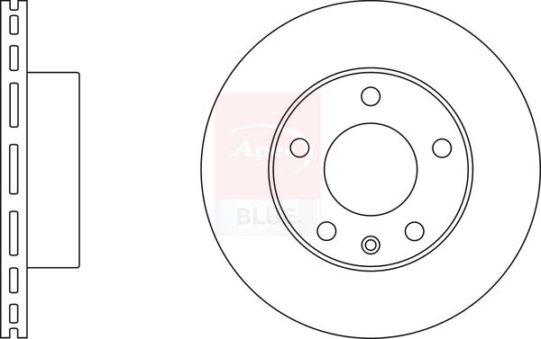 Apec Blue SDK6052 Brake Disc - 1