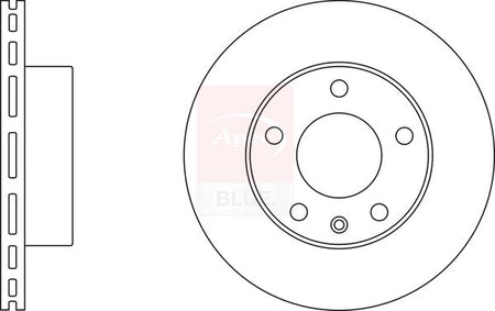 Apec Blue SDK6052 Brake Disc - 1
