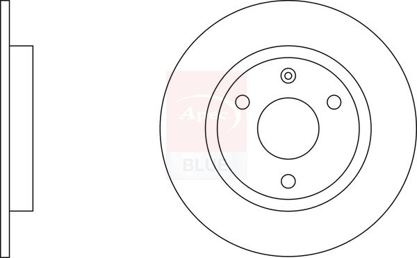 Apec Blue SDK6055 Brake Disc - 1