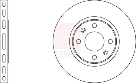 Apec Blue SDK6056 Brake Disc - 1