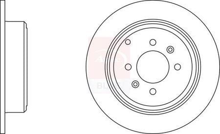 Apec Blue SDK6057 Brake Disc - 1