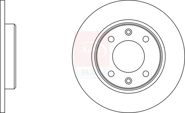 Apec Blue SDK6059 Brake Disc - 1