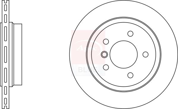 Apec Blue SDK6074 Brake Disc - 1