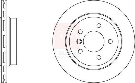 Apec Blue SDK6074 Brake Disc - 1