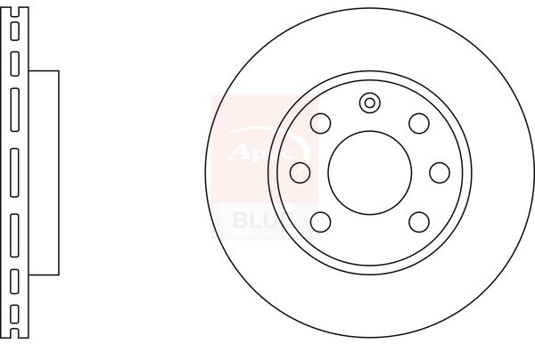 Apec Blue SDK6081 Brake Disc - 1