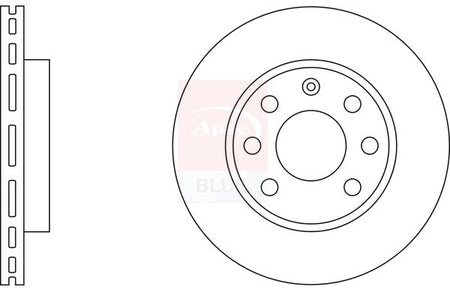 Apec Blue SDK6081 Brake Disc - 1