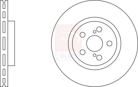 Apec Blue SDK6083 Brake Disc - 1