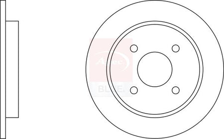 Apec Blue SDK6086 Brake Disc - 1