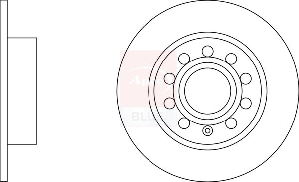 Apec Blue SDK6087 Brake Disc - 1