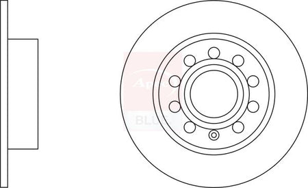 Apec Blue SDK6087 Brake Disc - 1