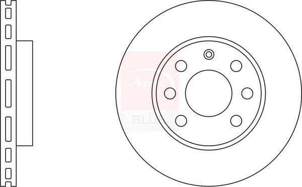 Apec Blue SDK6095 Brake Disc - 1