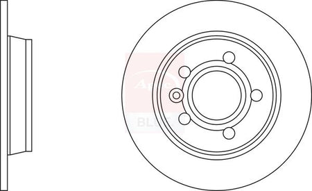 Apec Blue SDK6097 Brake Disc - 1