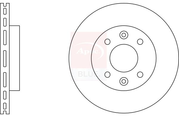 Apec Blue SDK6102 Brake Disc - 1
