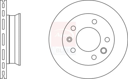 Apec Blue SDK6104 Brake Disc - 1
