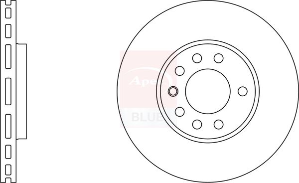 Apec Blue SDK6105 Brake Disc - 1