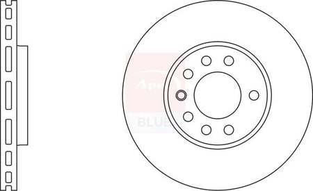 Apec Blue SDK6105 Brake Disc - 1