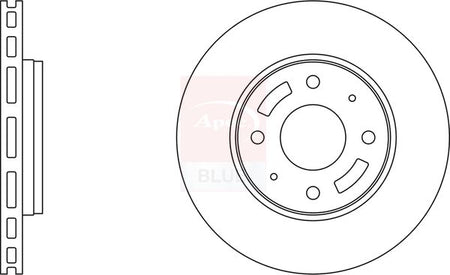 Apec Blue SDK6106 Brake Disc - 1