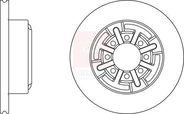 Apec Blue SDK6108 Brake Disc - 1