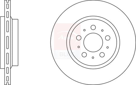 Apec Blue SDK6131 Brake Disc - 1