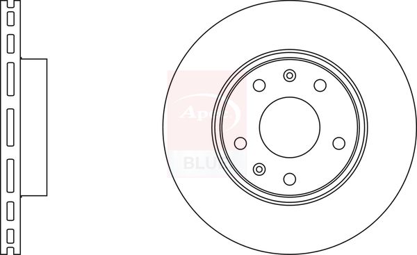 Apec Blue SDK6135 Brake Disc - 1