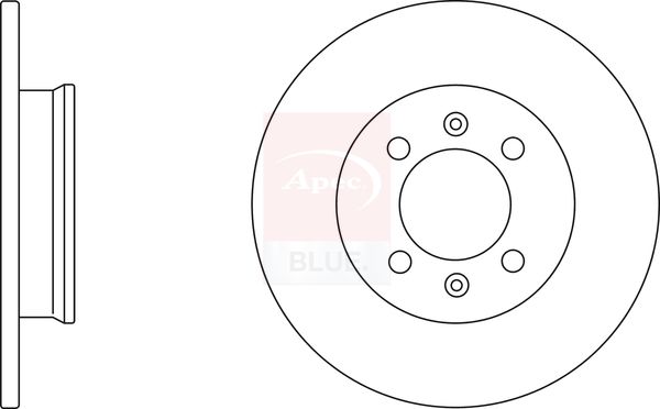 Apec Blue SDK6142 Brake Disc - 1