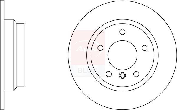 Apec Blue SDK6148 Brake Disc - 1