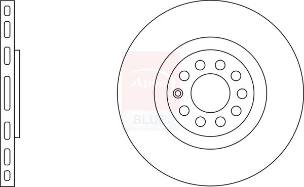 Apec Blue SDK6151 Brake Disc - 1