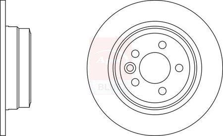 Apec Blue SDK6155 Brake Disc - 1