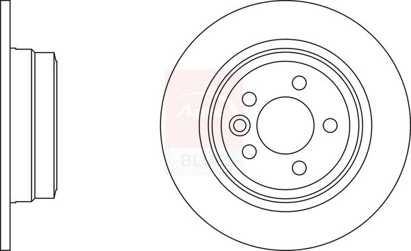 Apec Blue SDK6155 Brake Disc - 1