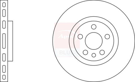 Apec Blue SDK6161 Brake Disc - 1