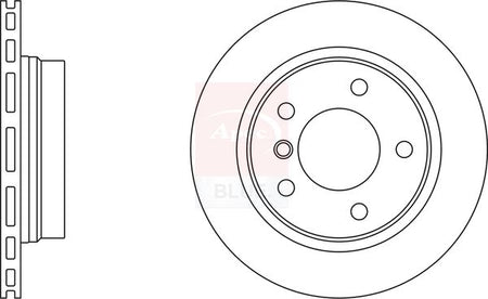 Apec Blue SDK6163 Brake Disc - 1