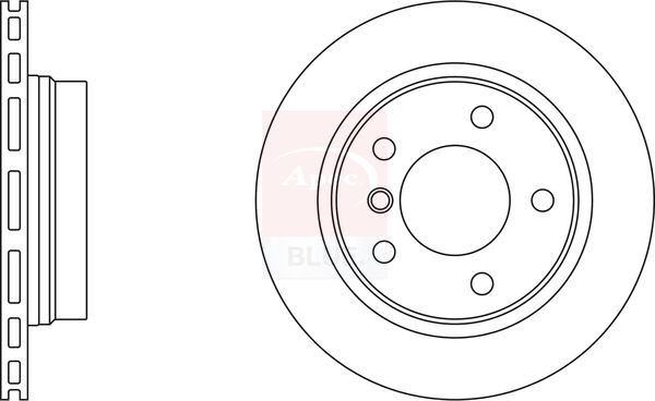 Apec Blue SDK6163 Brake Disc - 1