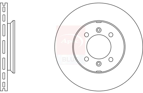 Apec Blue SDK6168 Brake Disc - 1