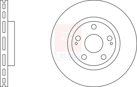 Apec Blue SDK6171 Brake Disc - 1