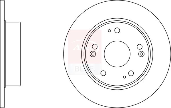 Apec Blue SDK6176 Brake Disc - 1