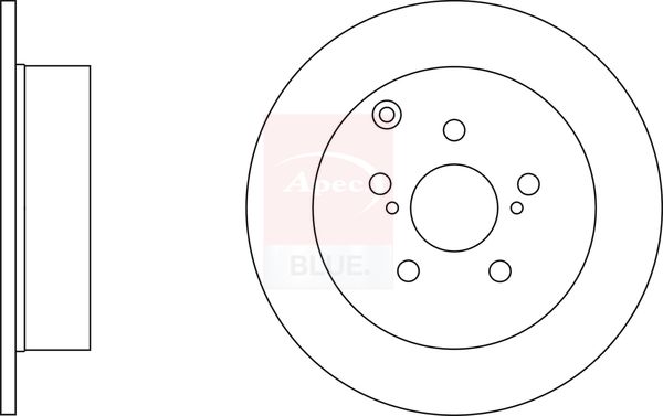 Apec Blue SDK6178 Brake Disc - 1